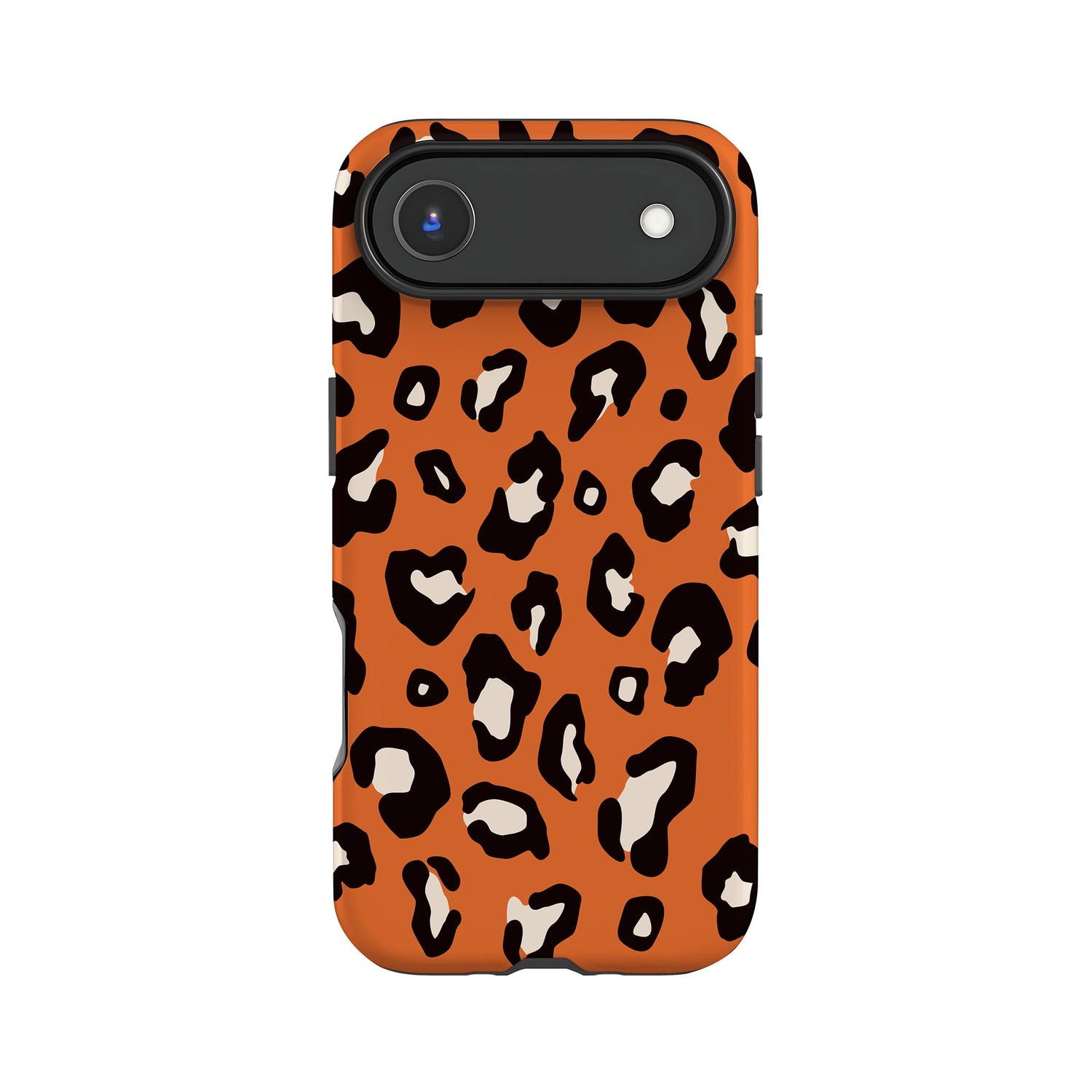Orange Bold Leopard Print Print Case iPhone 17 Air Phone Case