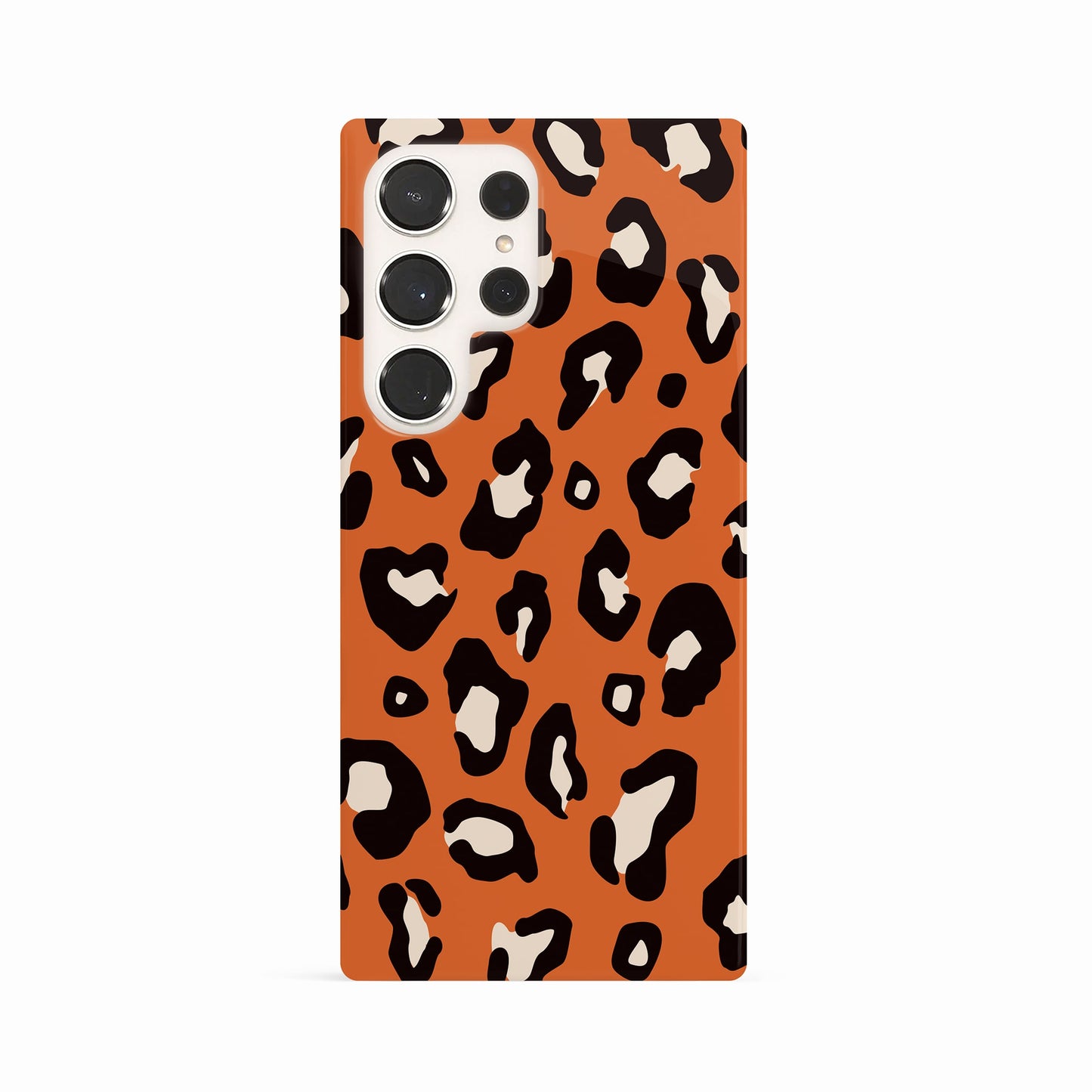 Orange Bold Leopard Print Print Case Phone Case