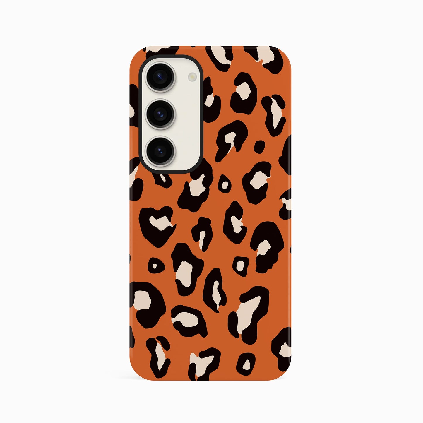 Orange Bold Leopard Print Print Case Phone Case