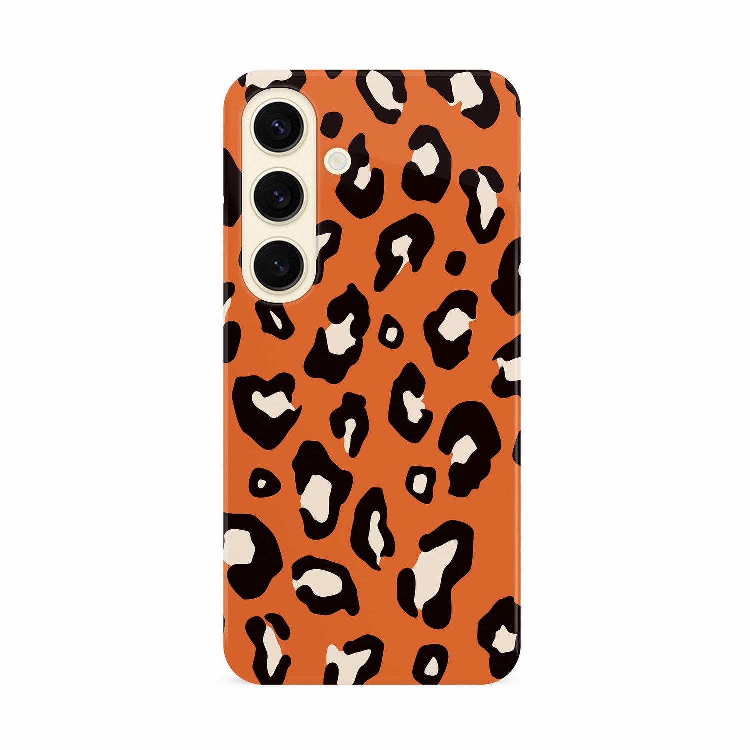 Orange Bold Leopard Print Print Case Phone Case