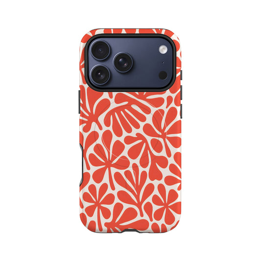 Orange Matisse Floral Magsafe Case