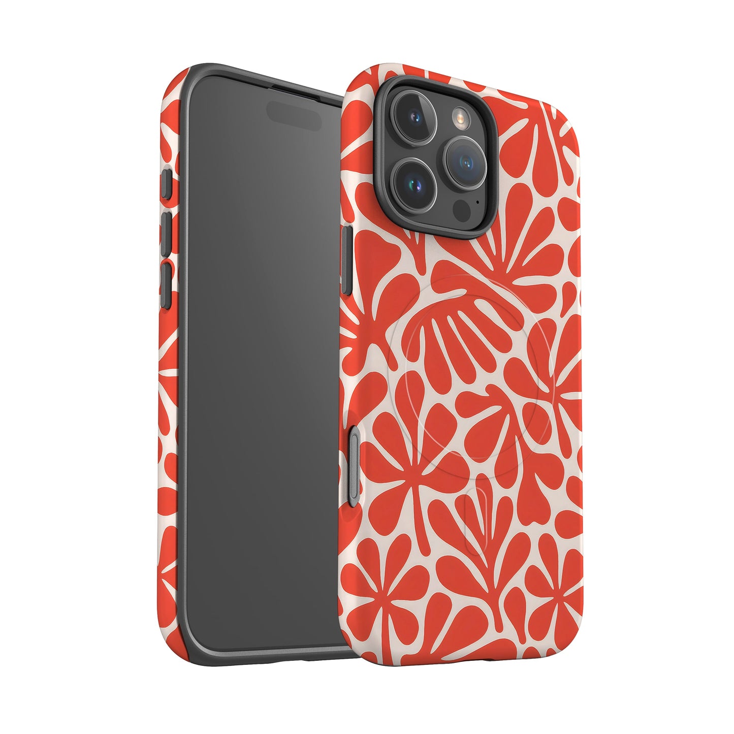 Orange Matisse Floral Magsafe Case