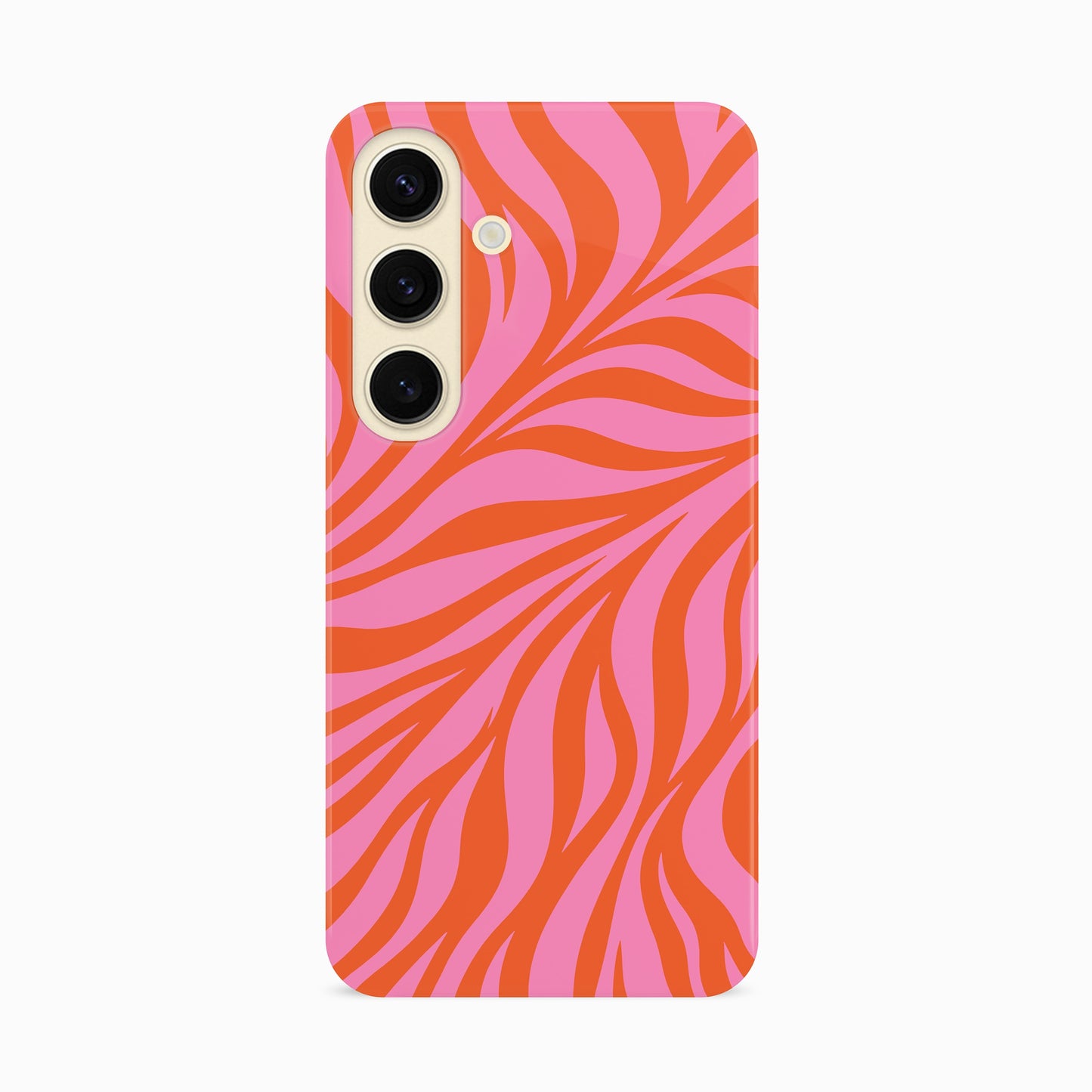 Orange & Pink Zebra Print Case Phone Case