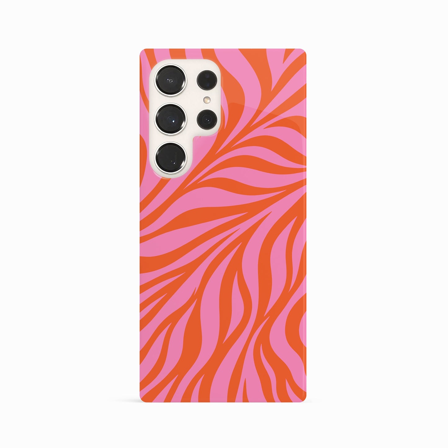 Orange & Pink Zebra Print Case Phone Case