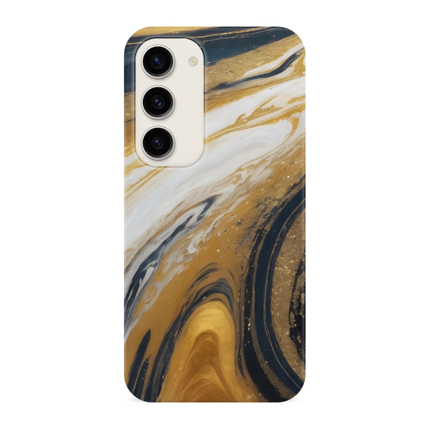 Ornate Marble Print Case Samsung Galaxy S23 Phone Case