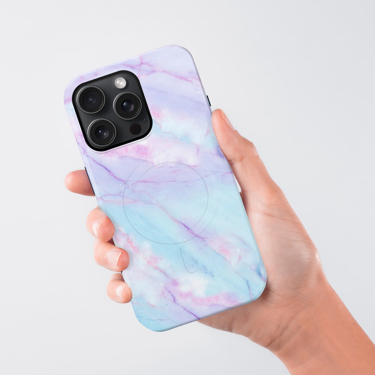 Custom Blue Marble Magsafe Case Phone Case