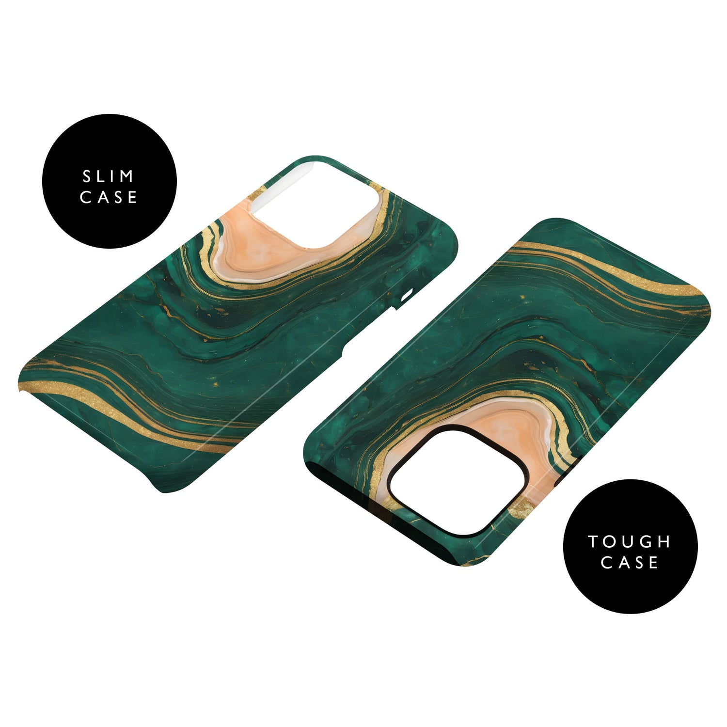 Peach Forest Marble Case  Phone Case