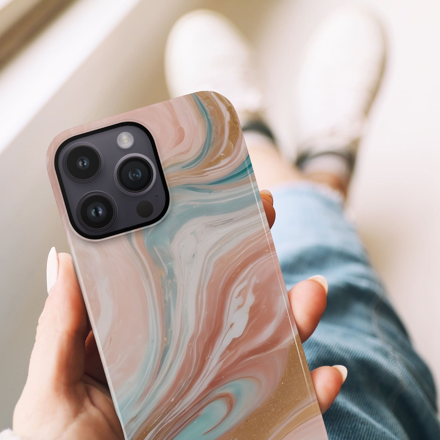 Peach Sands Marble Phone Case  Phone Case