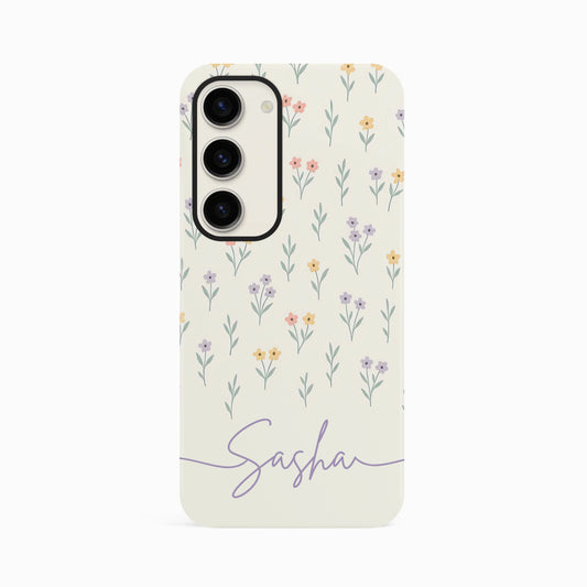 Personalised Pastel Ditsy Floral Print Case Phone Case