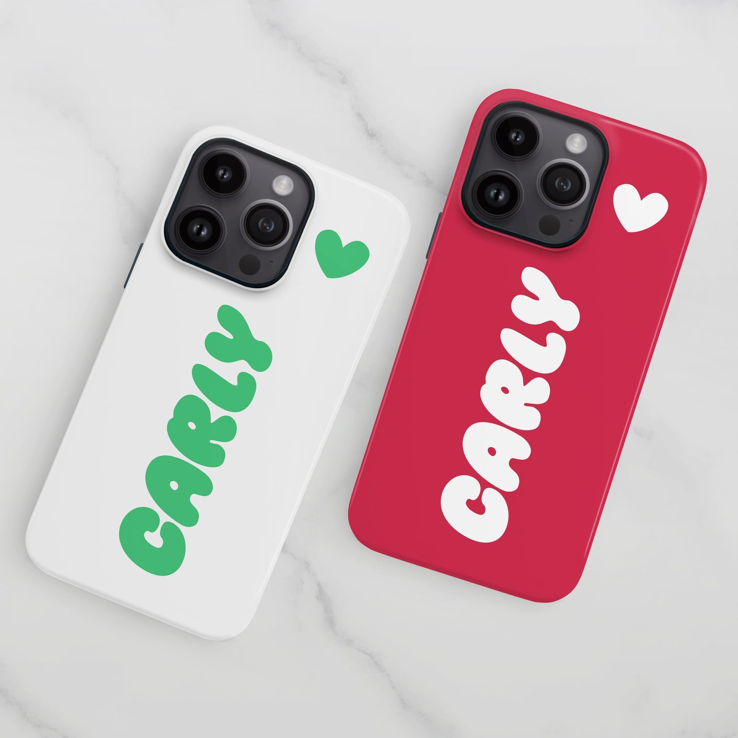 Colour Combo Bubble Name Phone Case  Phone Case