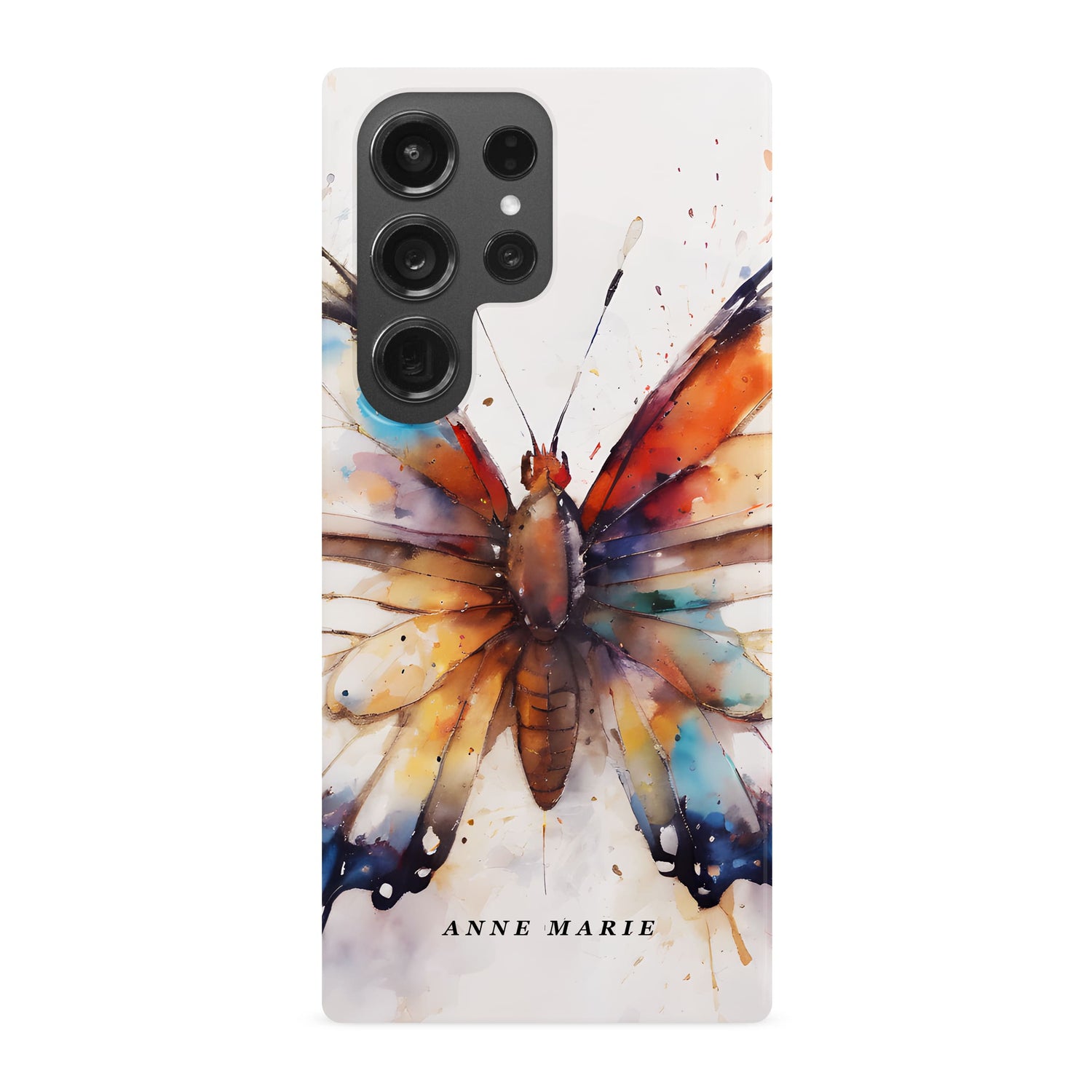 Personalised Butterfly Art Print Phone Case Samsung Galaxy S23 Ultra Phone Case