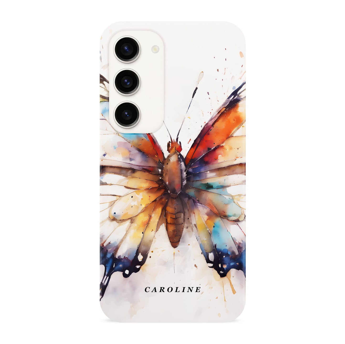 Personalised Butterfly Art Print Phone Case Samsung Galaxy S23 Phone Case