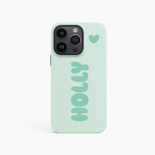 Blue Personalised Bubble Name Case  Phone Case