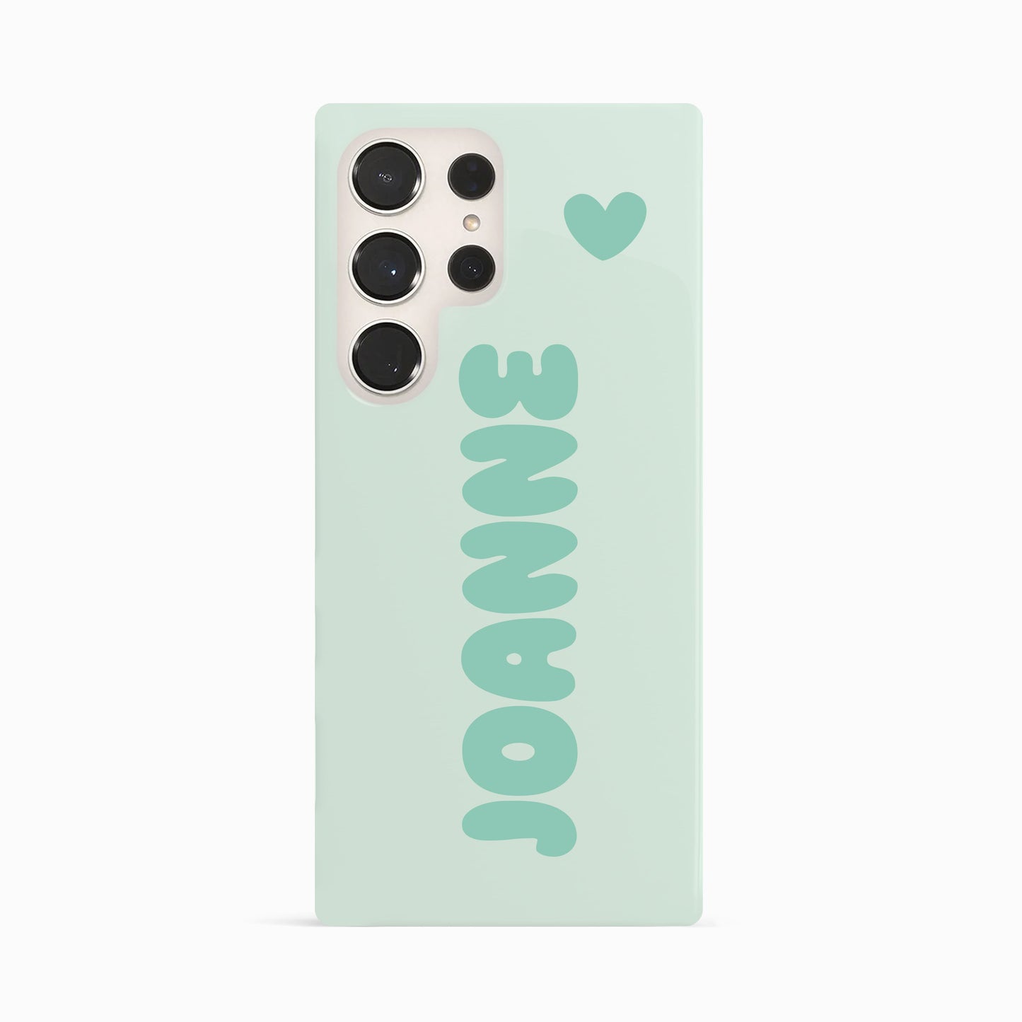 Blue Personalised Bubble Name Case Samsung Galaxy S23 Ultra Phone Case