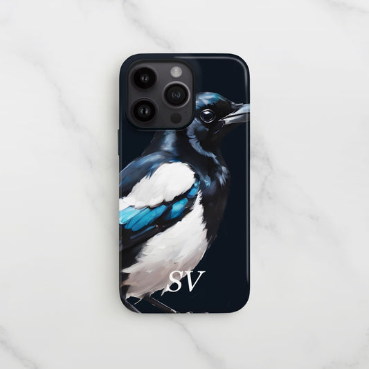 Personalised Magpie Art Phone Case  Phone Case