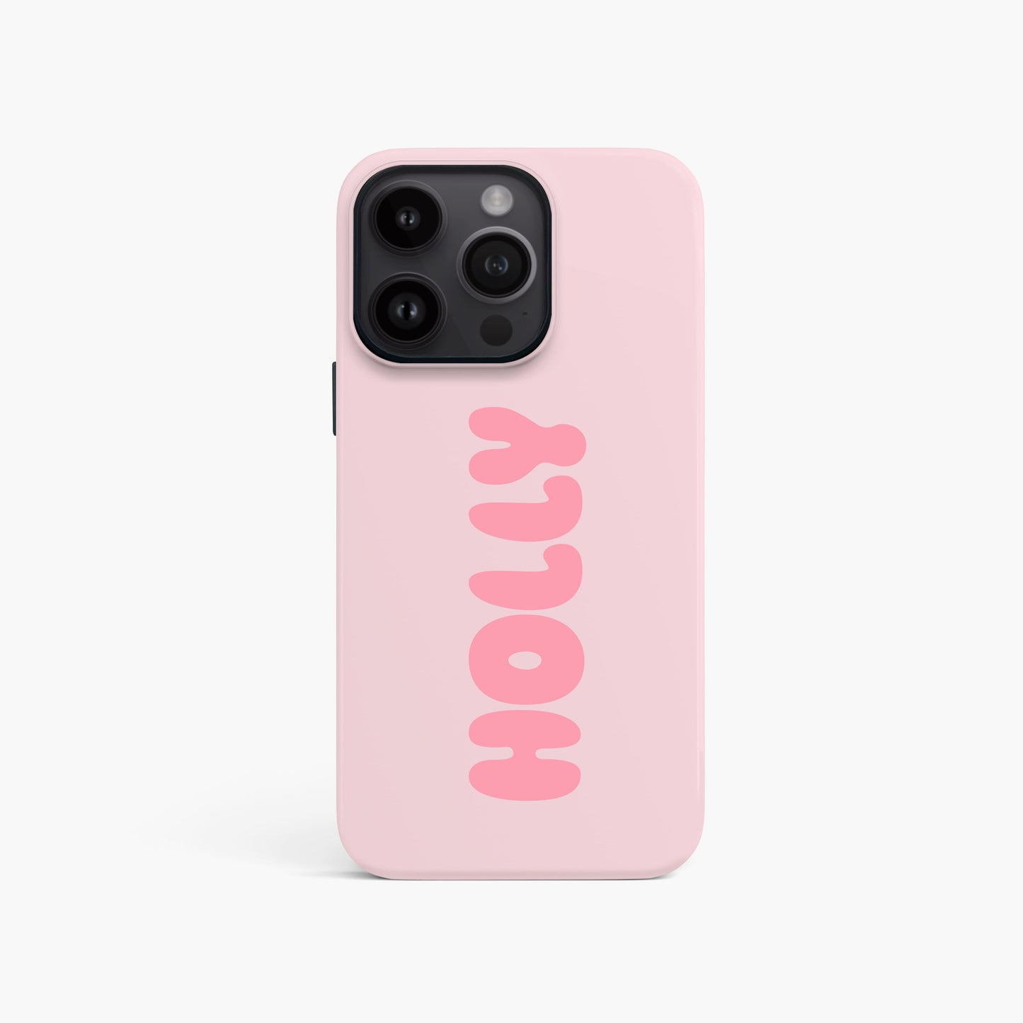 Baby Pink Personalised Bubble Name Case iPhone 15 Phone Case