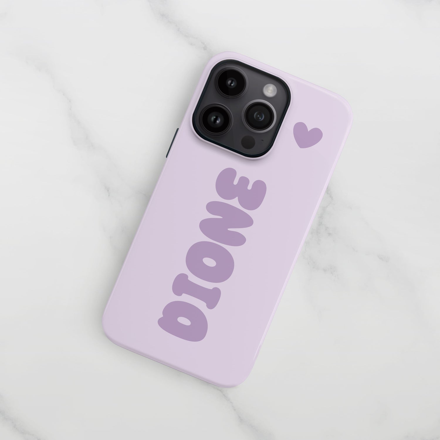 Purple Personalised Bubble Name Phone Case  Phone Case