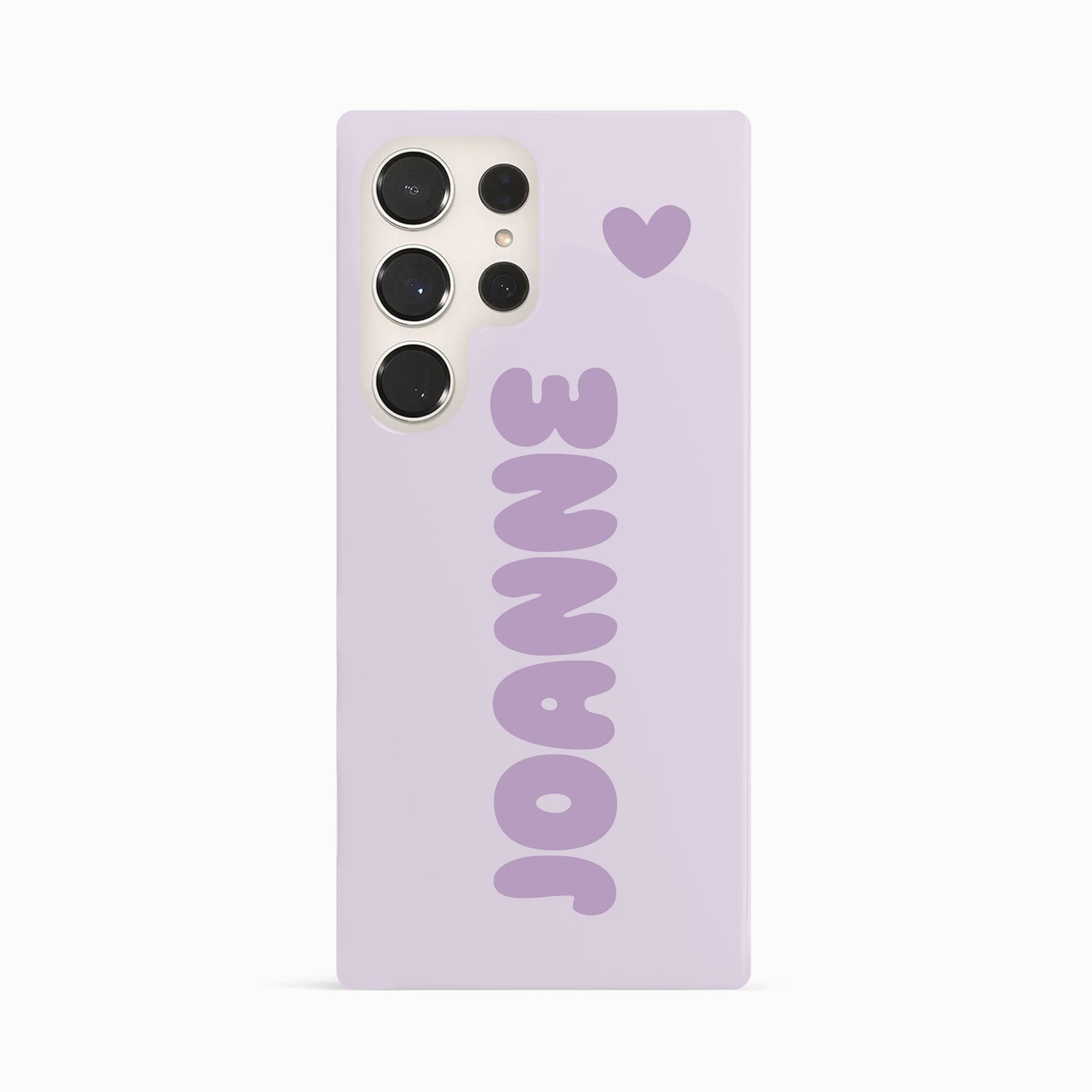 Purple Personalised Bubble Name Phone Case Samsung Galaxy S23 Ultra Phone Case