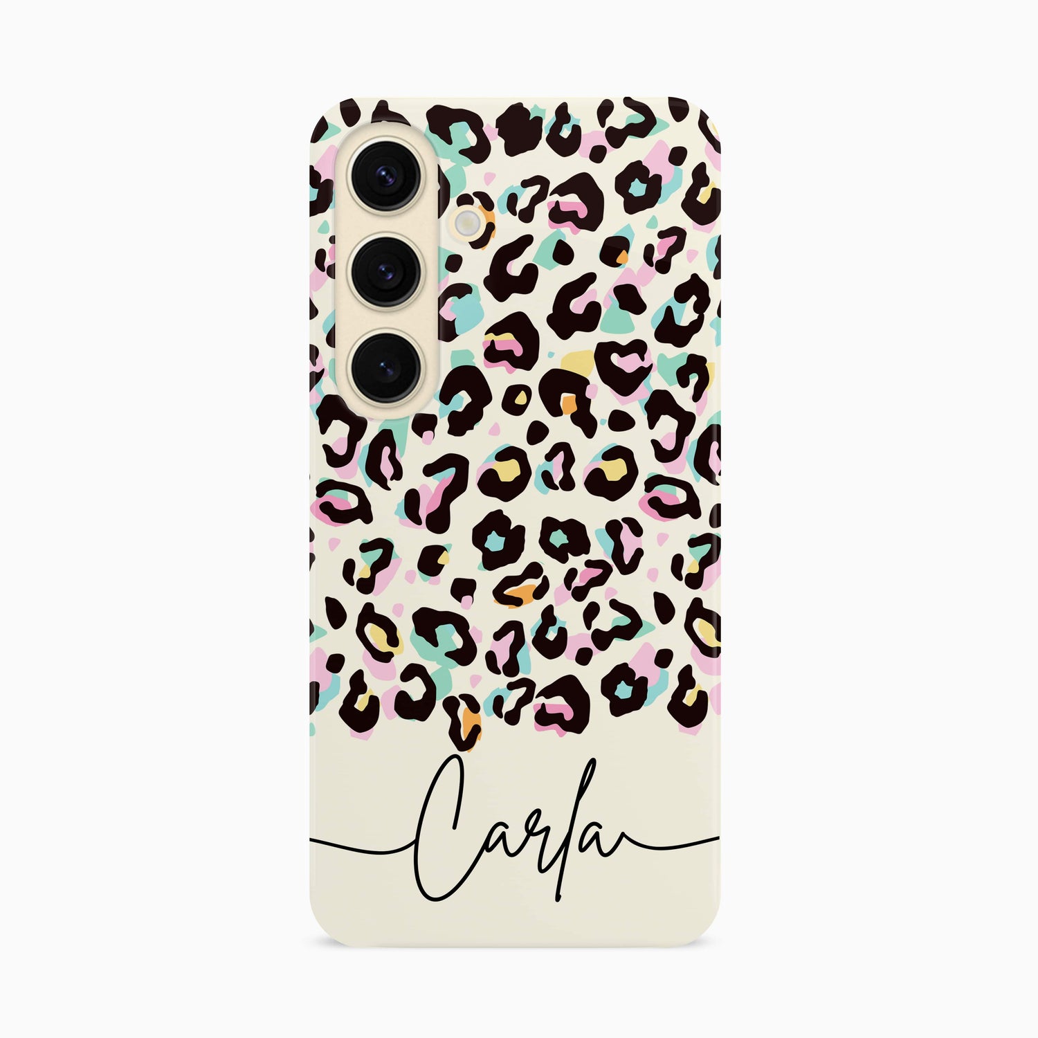 Custom Rainbow Spot Leopard Print Case Phone Case
