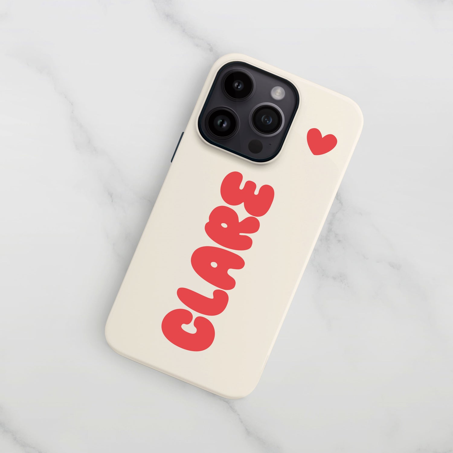 Personalised Red Bubble Name Phone Case Personalised Red Bubble Name Phone Case