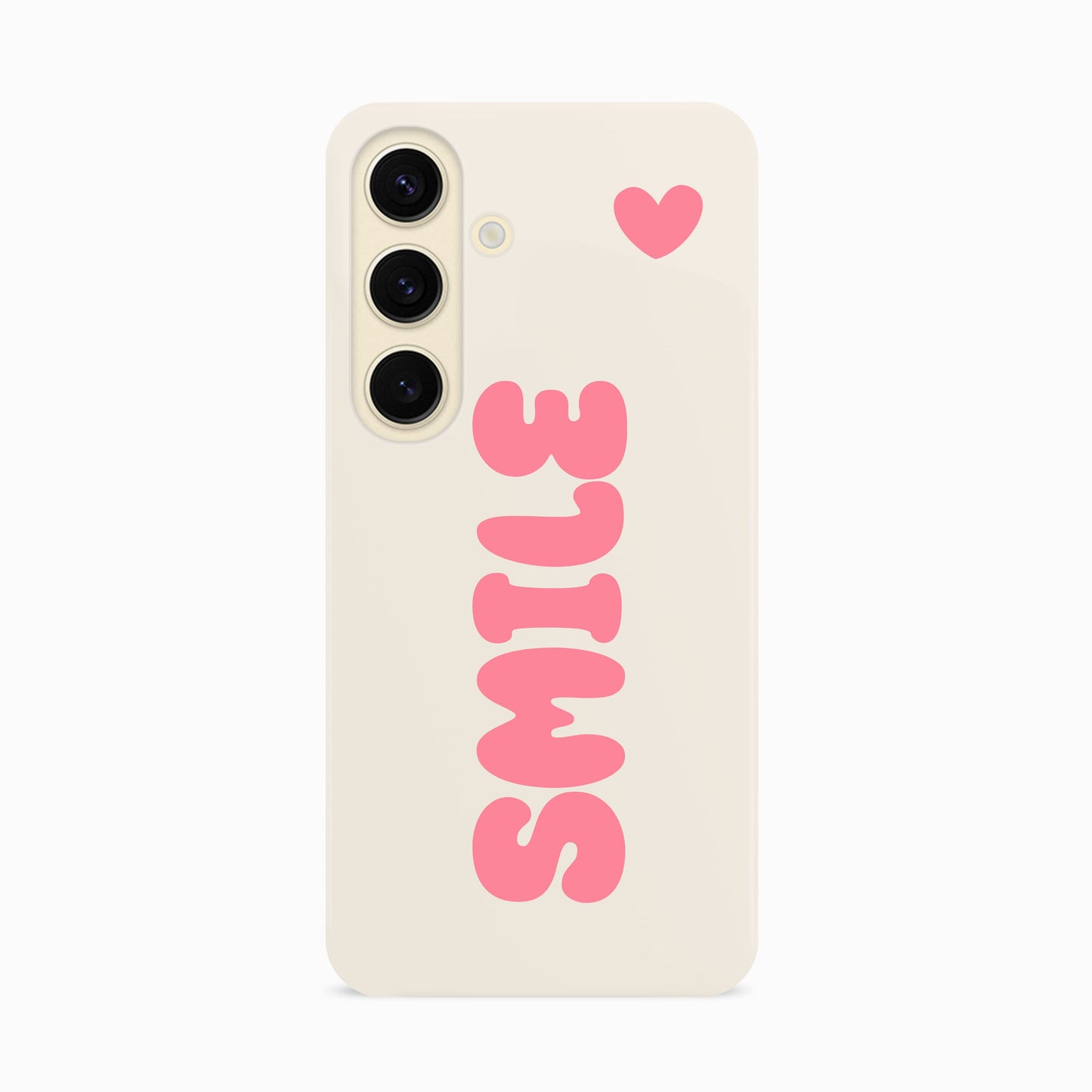 Personalised Pink Bubble Name Phone Case Samsung Galaxy S24 Phone Case