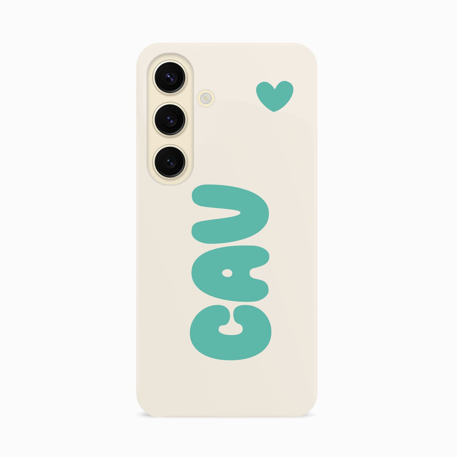 Personalised Blue Bubble Name Phone Case Samsung Galaxy S24 Phone Case