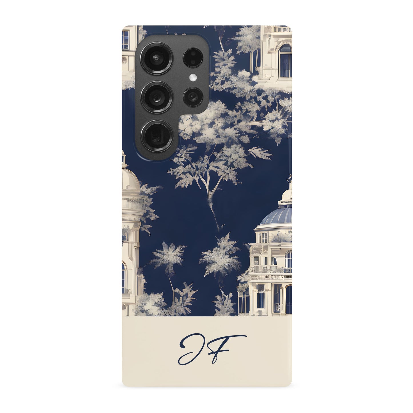 Personalised French Toile Phone Case Samsung Galaxy S22 Ultra Phone Case