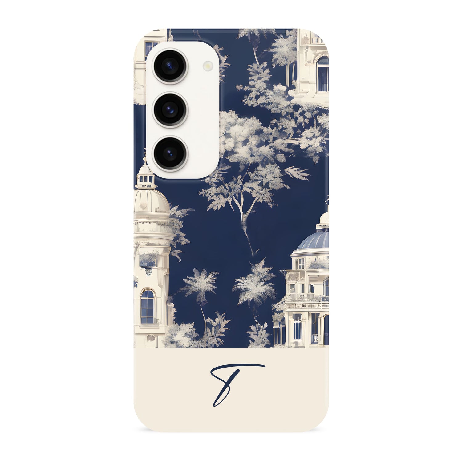 Personalised French Toile Phone Case Samsung Galaxy S23 Phone Case