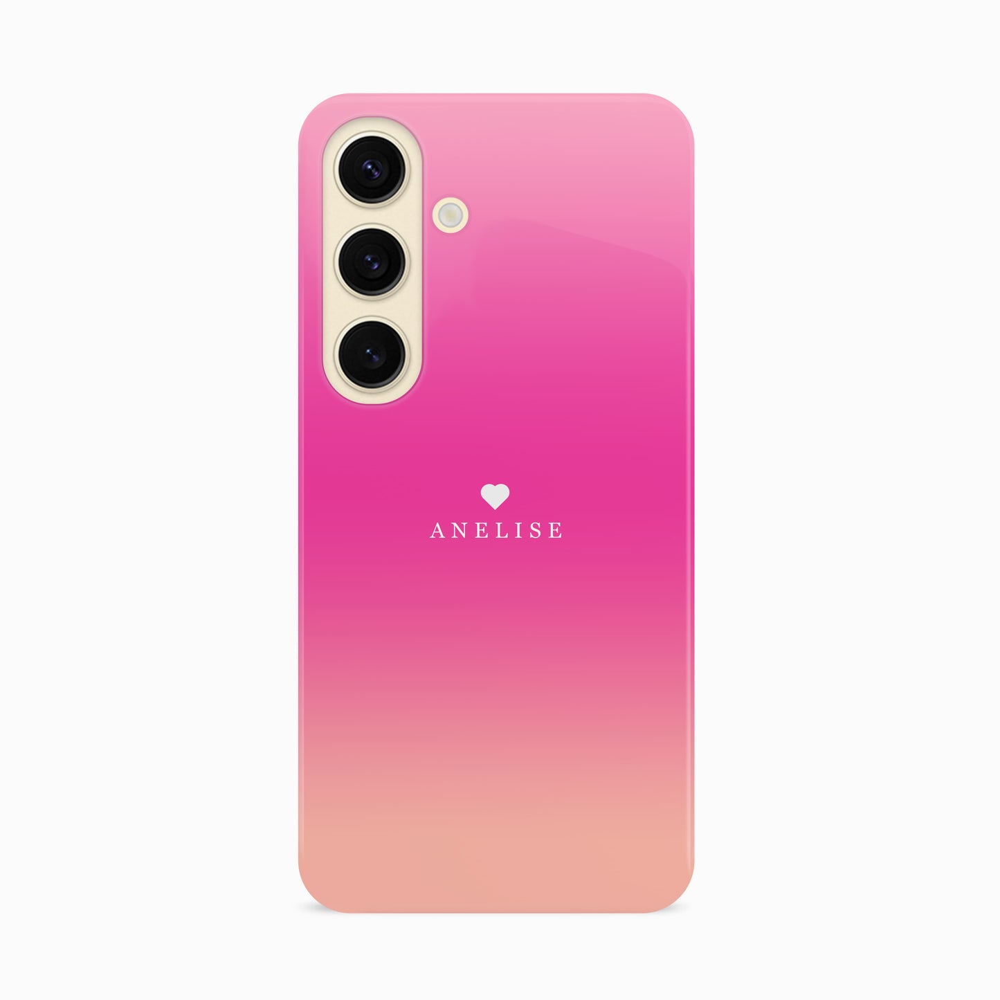 Personalised Pink Ombré Phone Case Samsung Galaxy S24 Phone Case