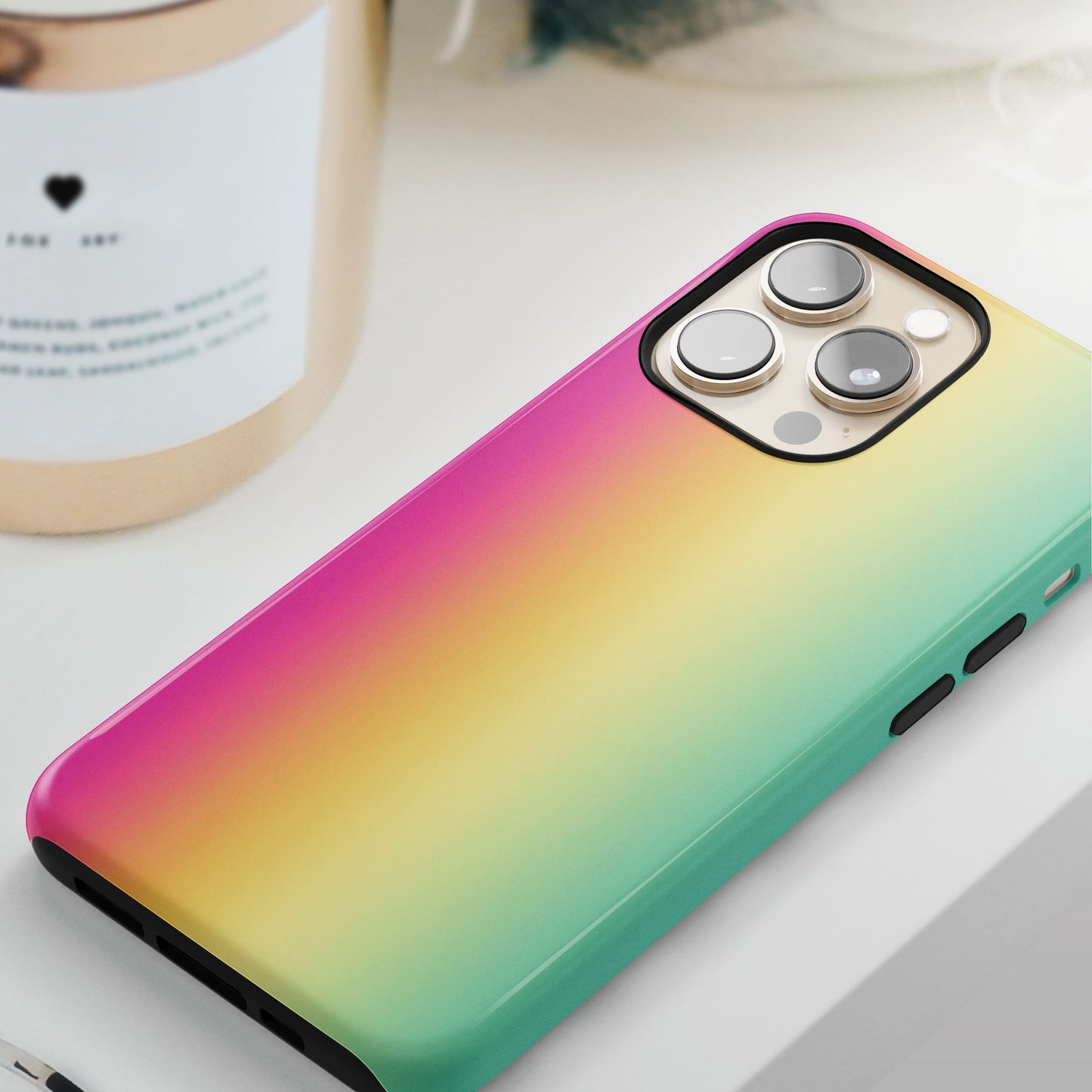 Rainbow Ombré Personalised Phone Case  Phone Case