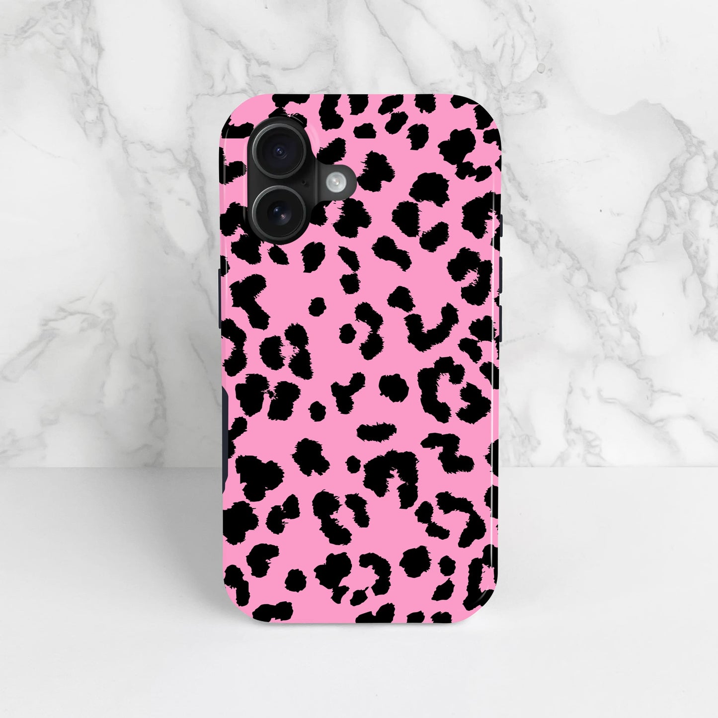 Classic Pink And Black leopard Print Case Phone Case