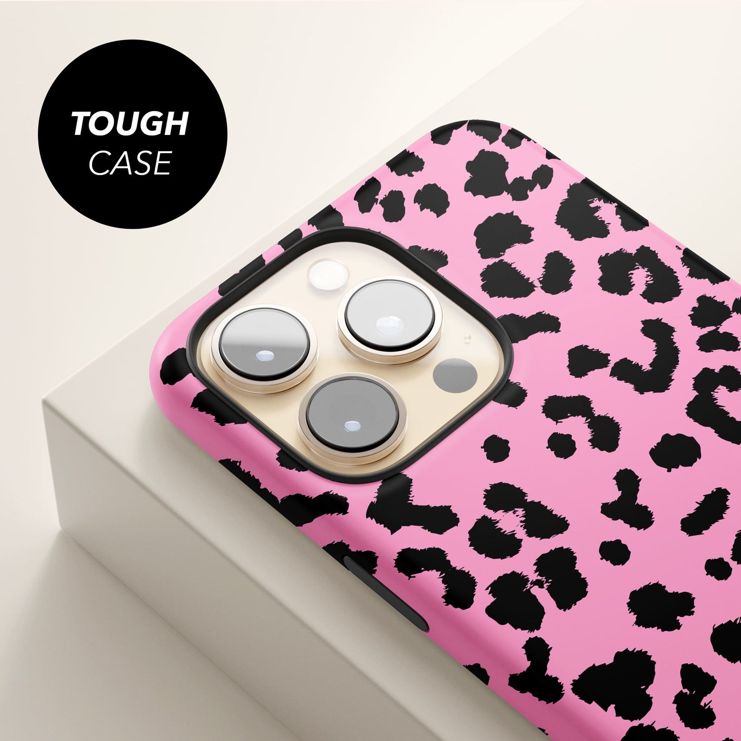 Classic Pink And Black leopard Print Case Phone Case