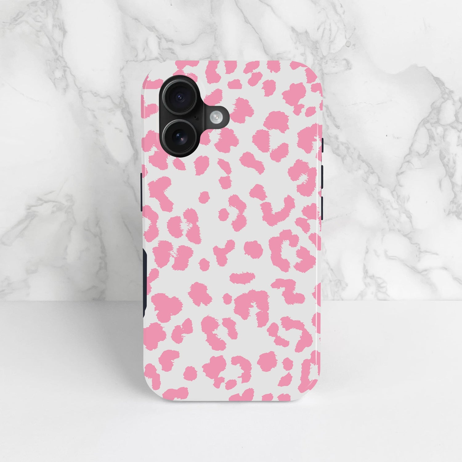 Classic Pink And White leopard Print Case Phone Case