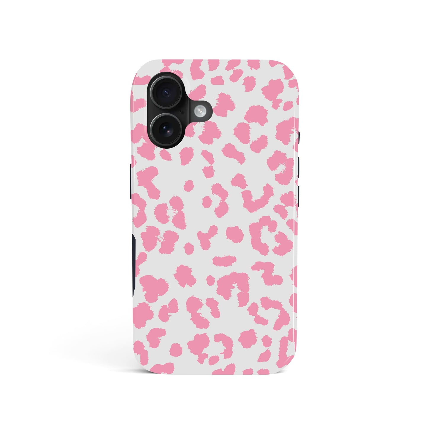 Classic Pink And White leopard Print Case iPhone 16 Phone Case