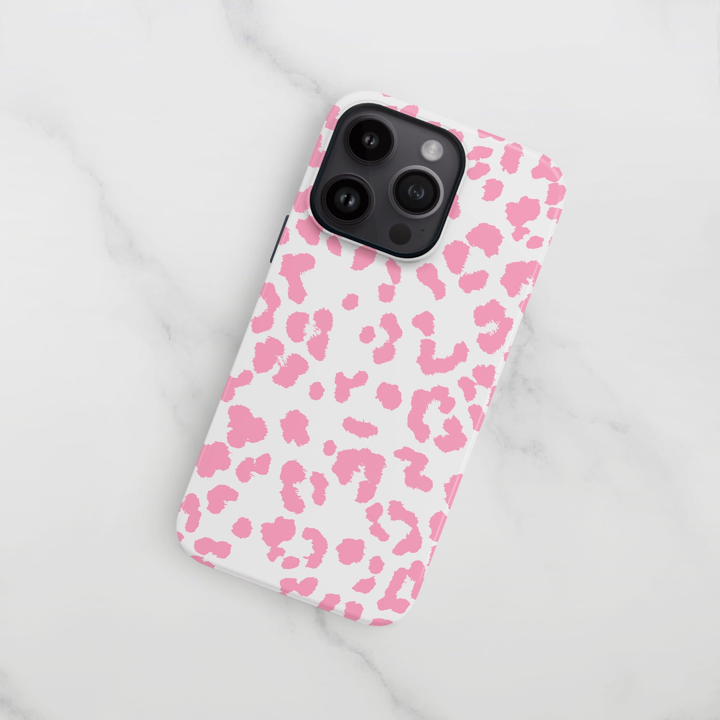 Classic Pink And White leopard Print Case Phone Case