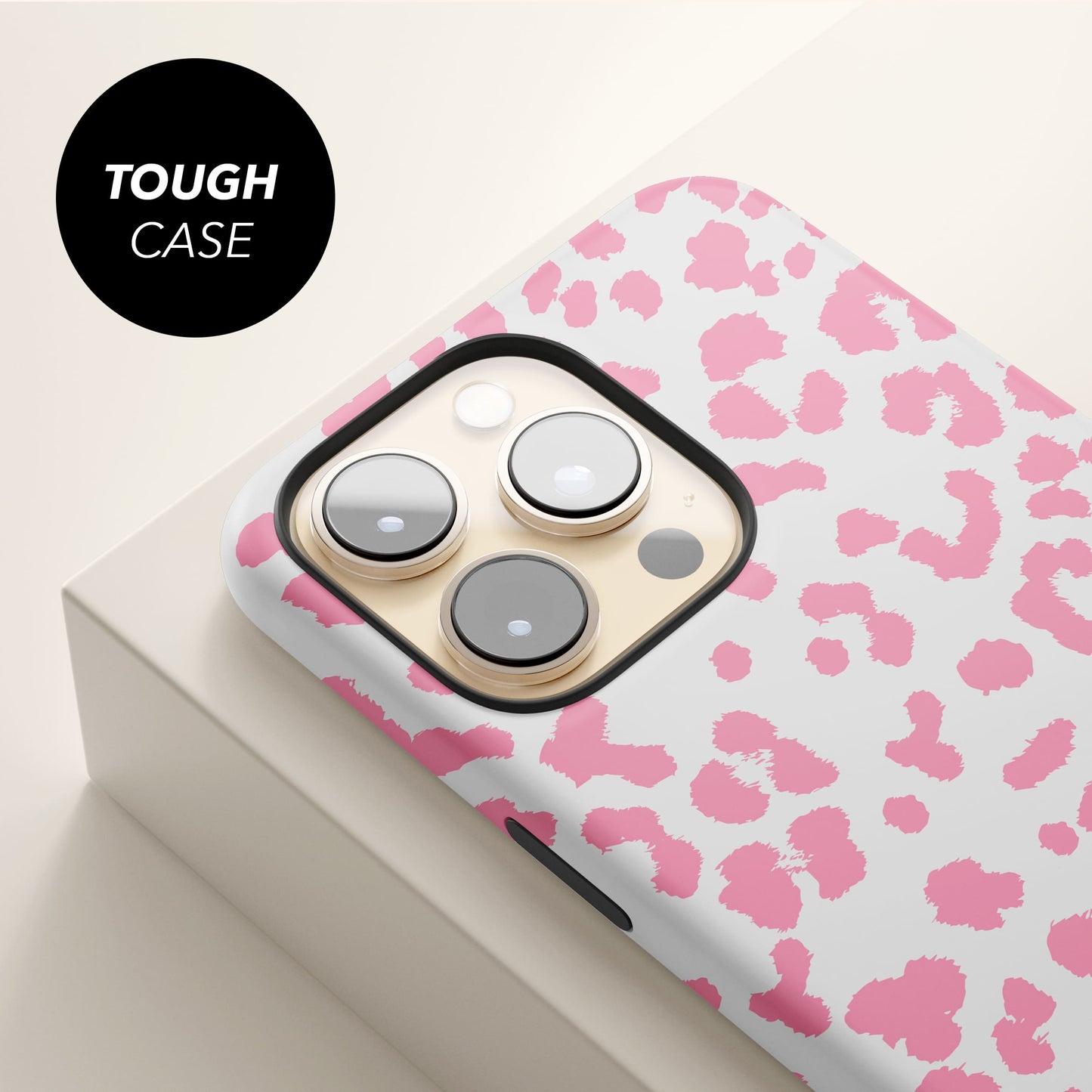 Classic Pink And White leopard Print Case Phone Case