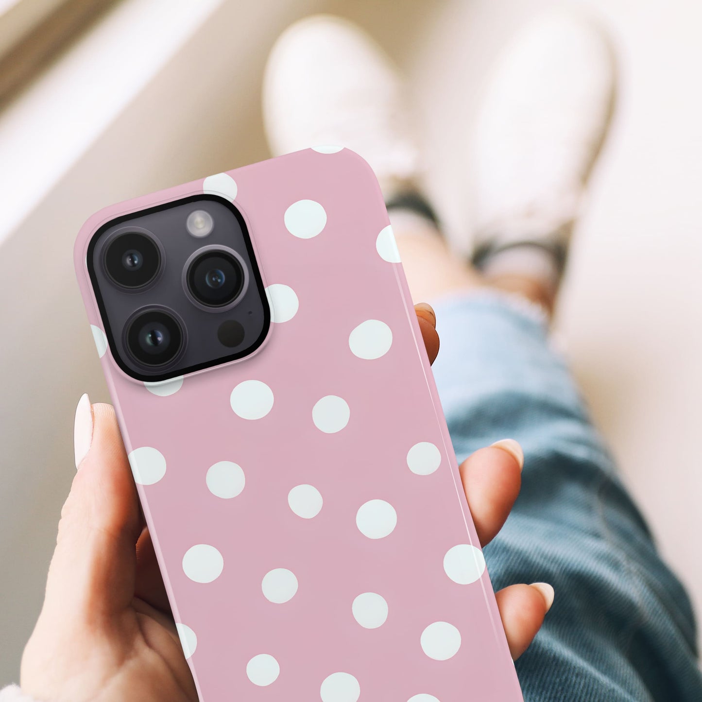 Baby Pink Polka Dot Case  Phone Case