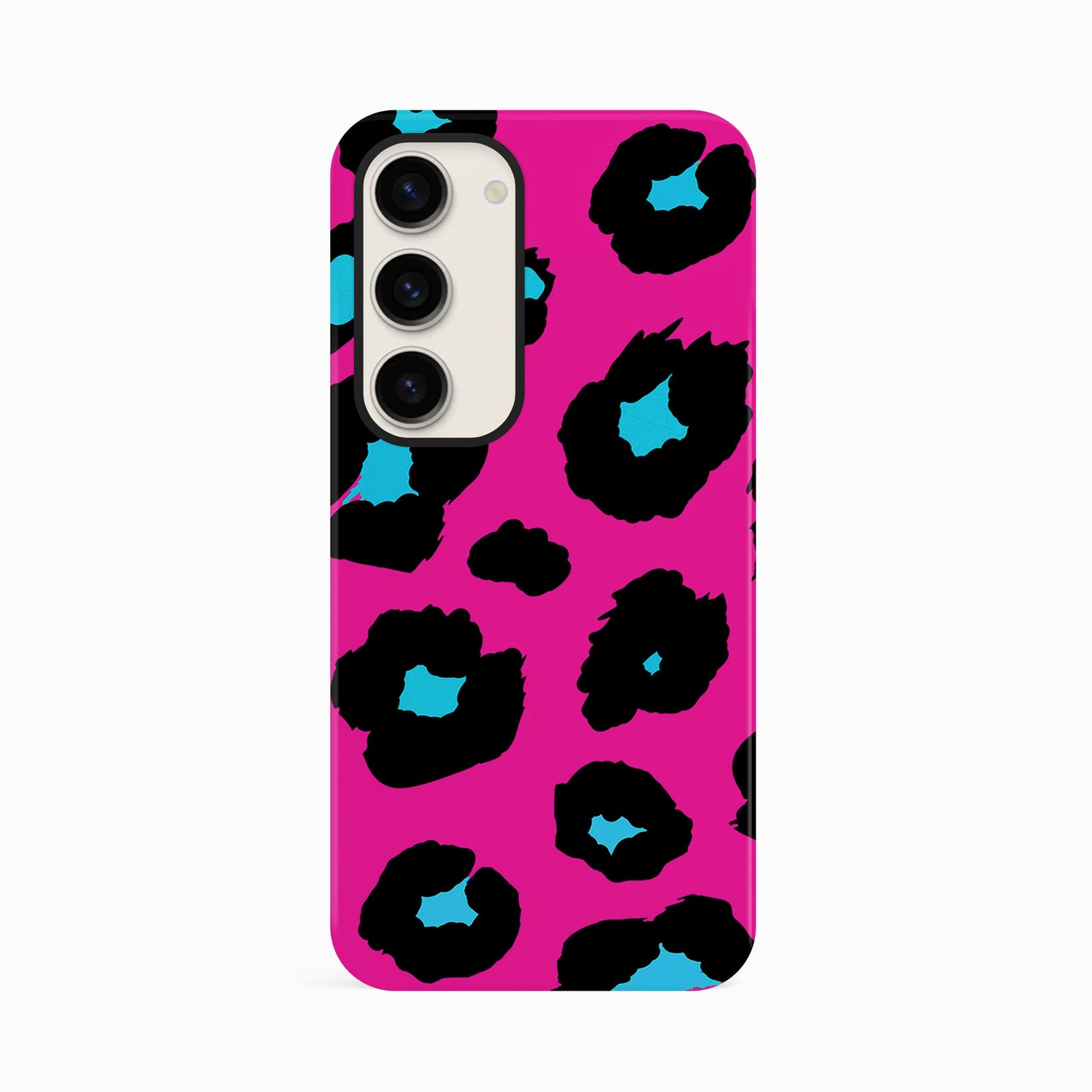 Pink Leopard Print Phone Case Samsung Galaxy S23 Phone Case