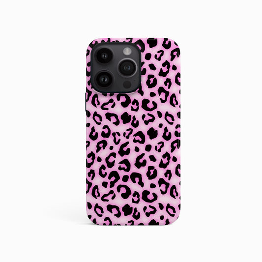 Pink Blush Leopard Print Phone Case iPhone 15 Phone Case