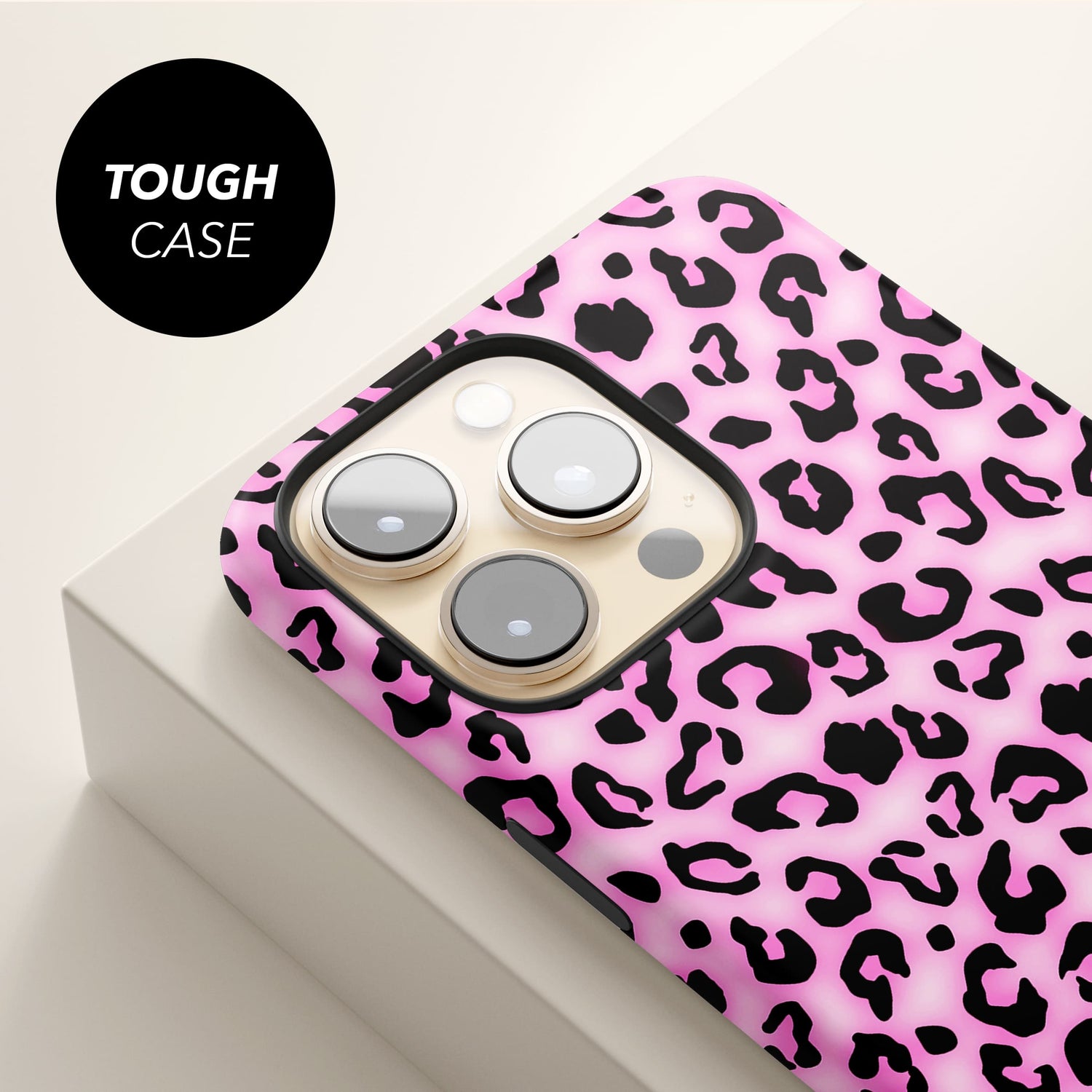 Pink Blush Leopard Print Phone Case  Phone Case