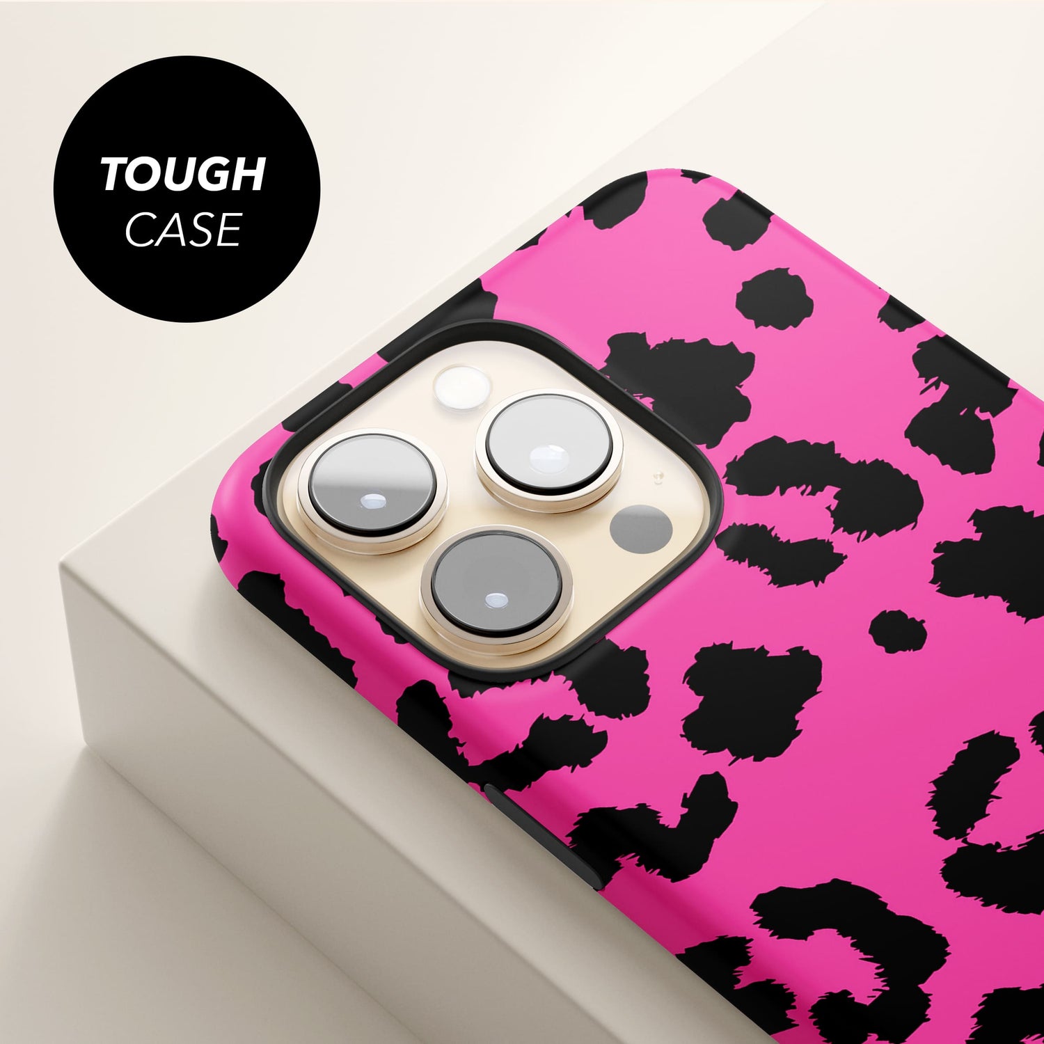 Hot Pink Leopard Print Phone Case  Phone Case