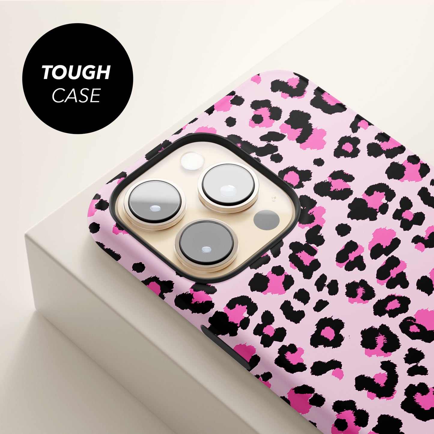 Pink Micro Leopard Print Pattern Case  Phone Case