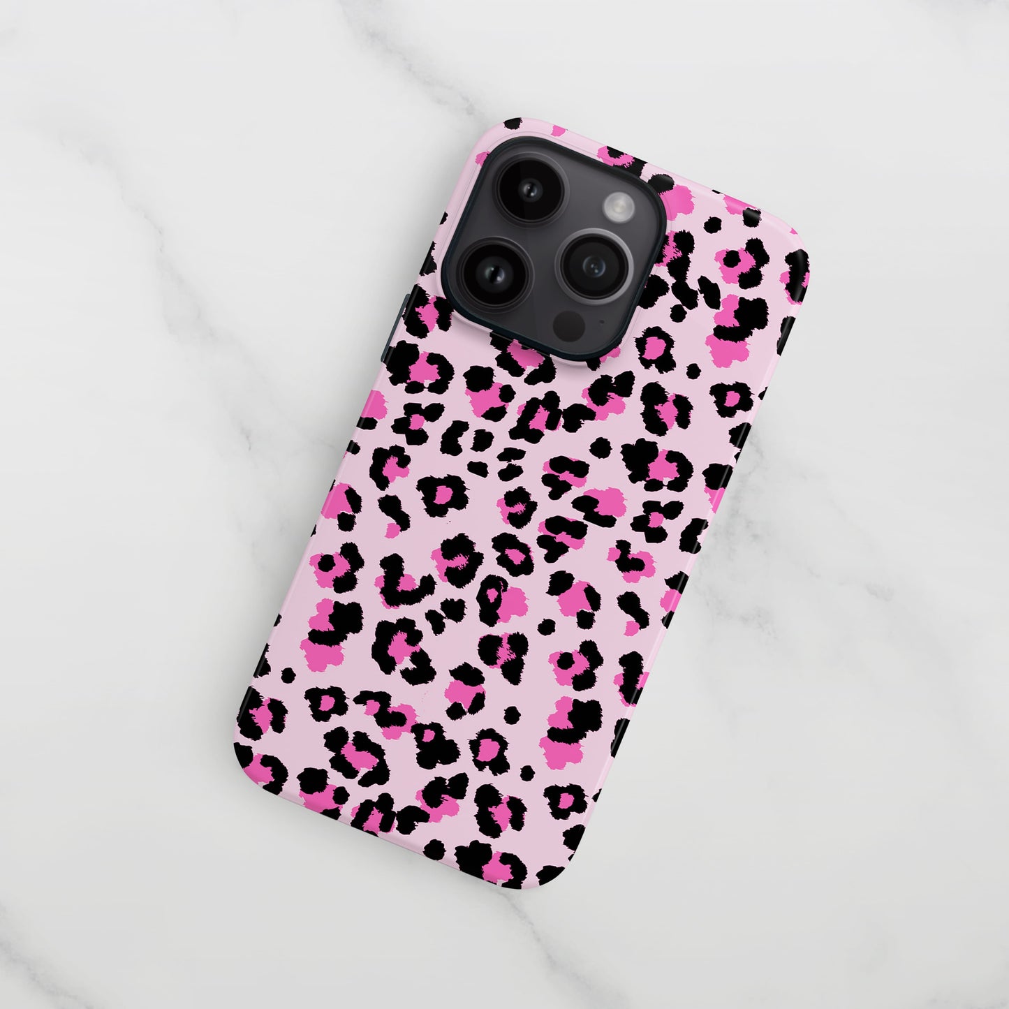 Pink Micro Leopard Print Pattern Case  Phone Case