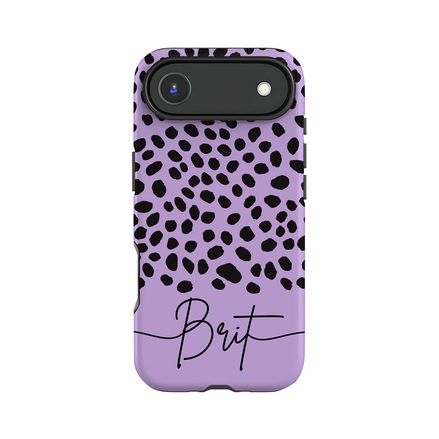 Personalised Purple Cheetah Print Case