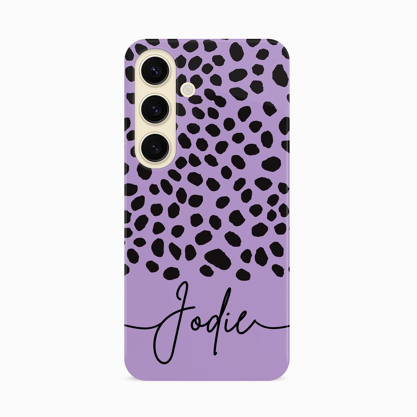 Personalised Purple Cheetah Print Case
