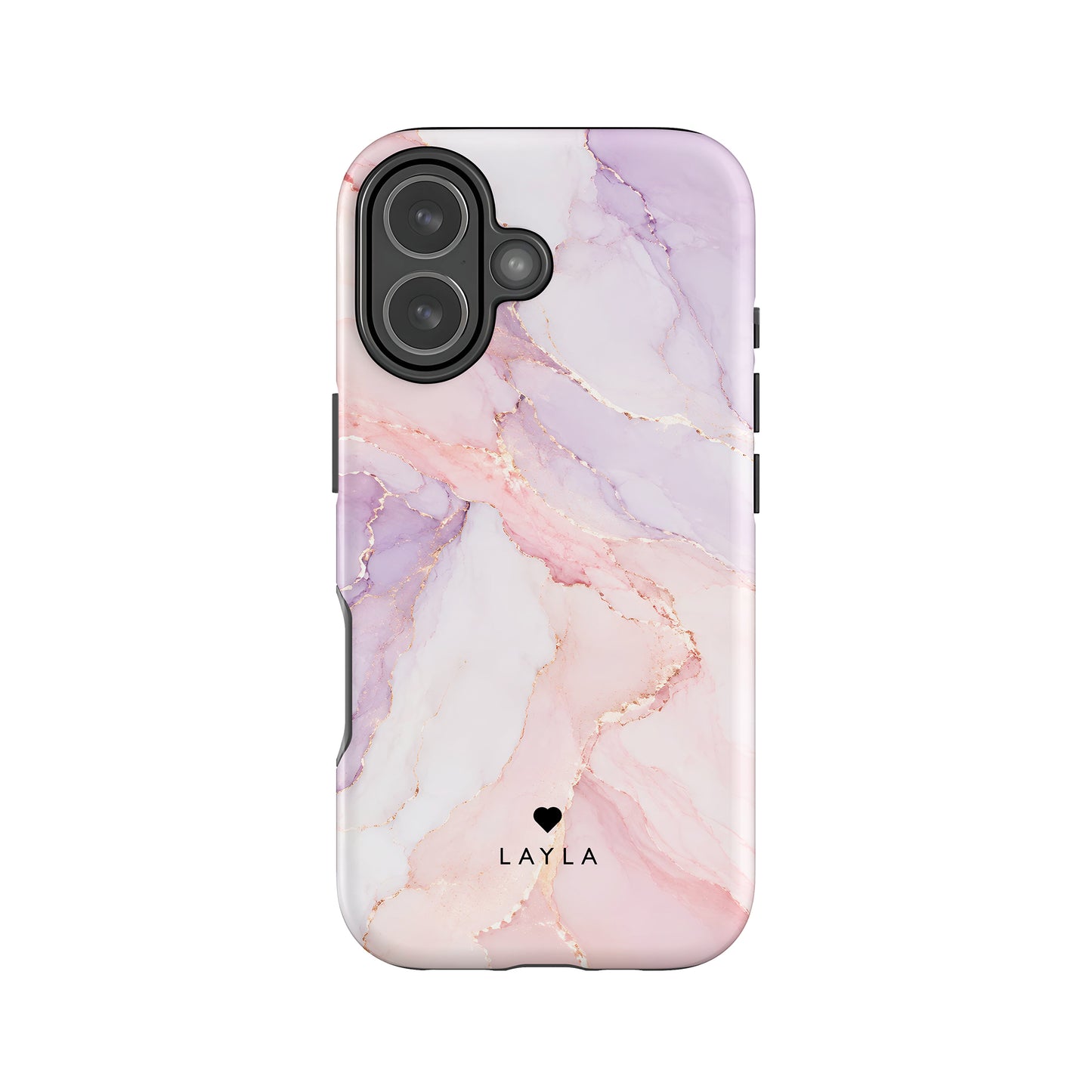 Personalised Purple Dream Marble Case iPhone 17 Phone Case