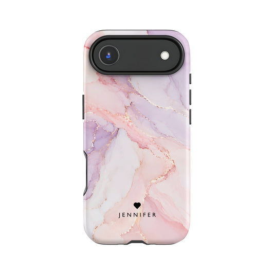 Personalised Purple Dream Marble Case iPhone 17 Air Phone Case