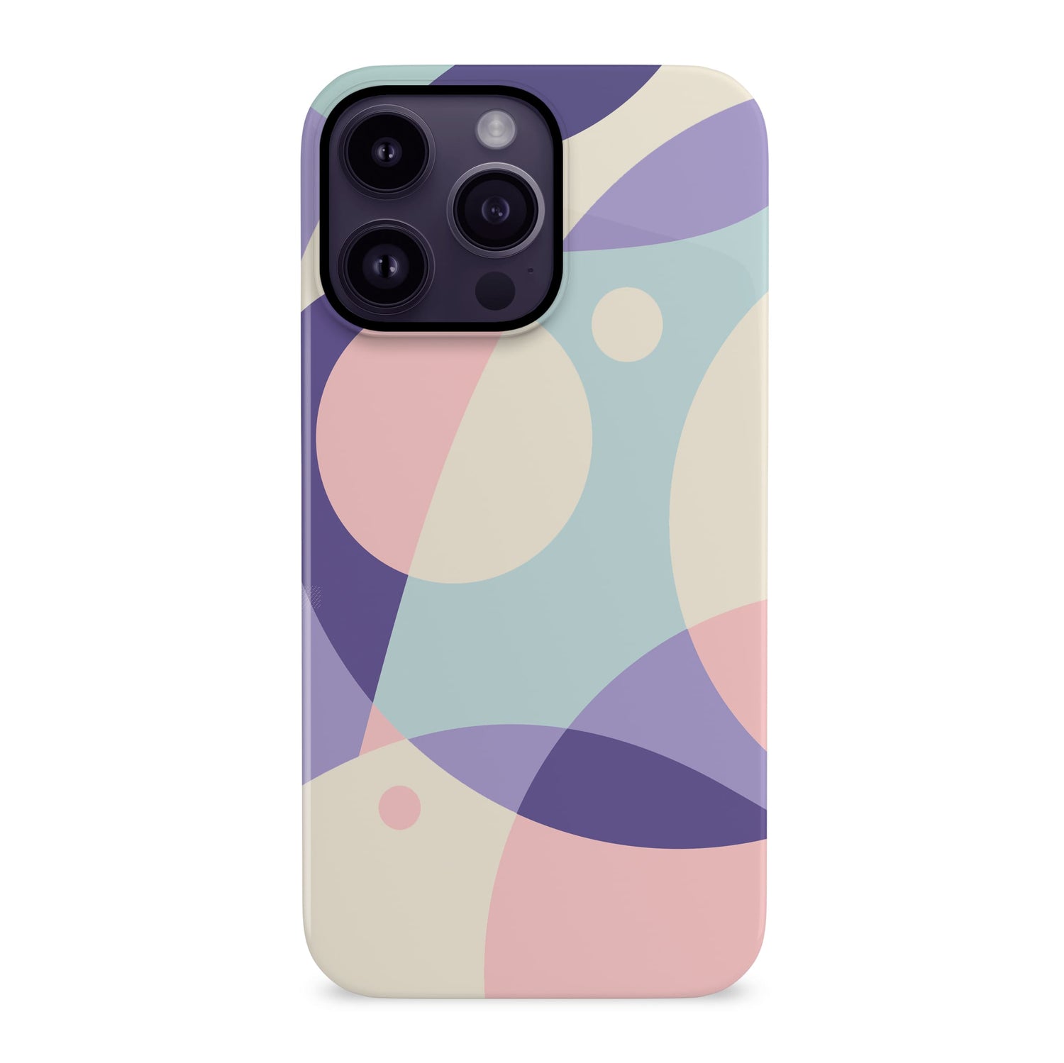 Purple Dreams Abstract Art Print Case iPhone 14 Phone Case