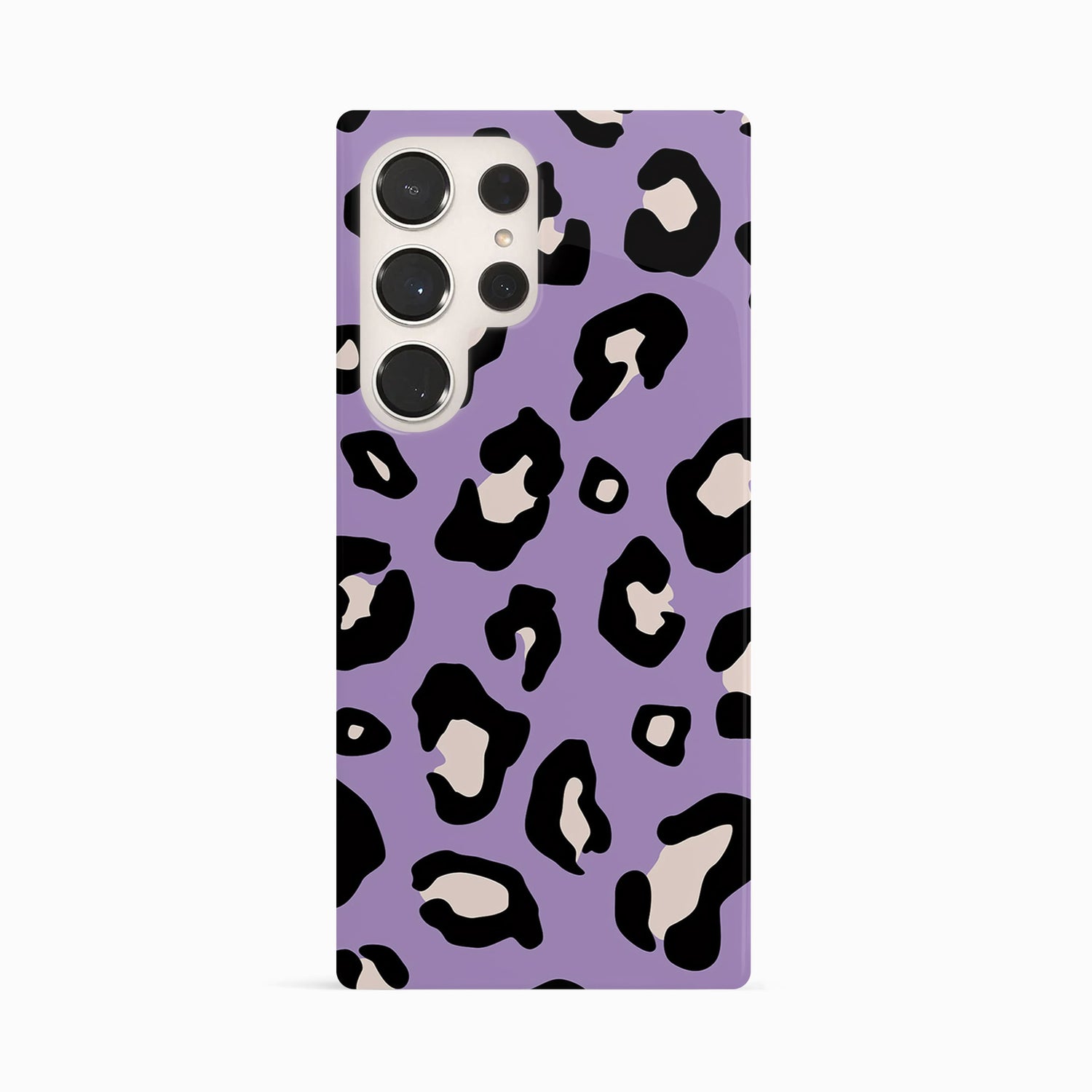 Lavender Purple Leopard Print Pattern Phone Case Samsung Galaxy S23 Ultra Phone Case