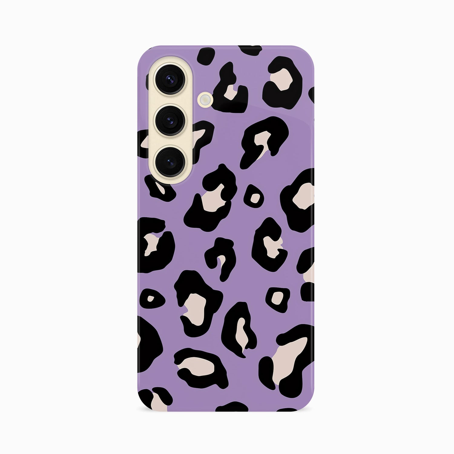 Lavender Purple Leopard Print Pattern Phone Case Samsung Galaxy S24 Phone Case